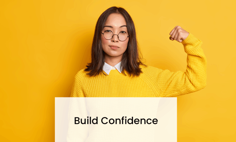 Confident professional speaking to a group during a team meeting, representing assertive communication and leadership skills.